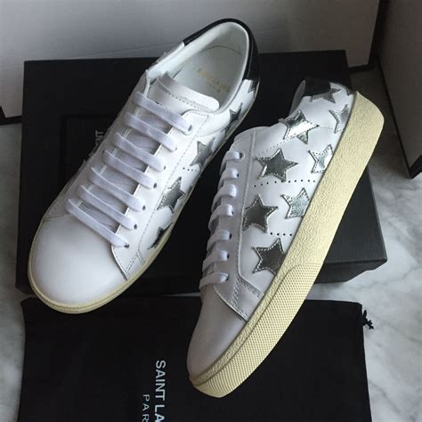 ysl sneakers with stars|saint laurent sneakers women's.